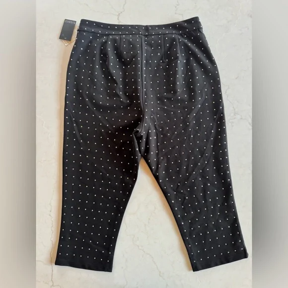 NWT Eloquii Sequin Black Capris - size 14 - Picture 10 of 10